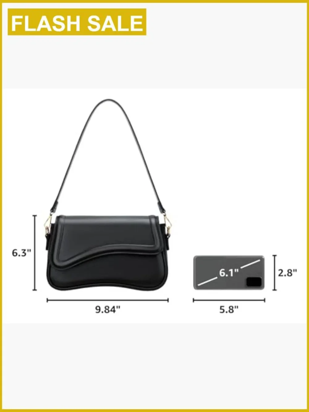Vintage Retro Hobo Shoulder Bag Women PU Leather Crossbody Clutch Mini Purse